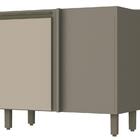 Balcao Canto Reto Com Tampo 100% Mdf Connect C68/906 Henn