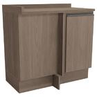 Balcao Canto Reto Com Tampo 1p 98 Cm Maxxi G748 Canela Kappes