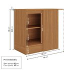 Balcão Canto Reto Com Tampo Soho Cabecasa Madeiraoriginals Fr