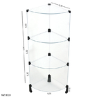 Balcão Cantoneira Modulado Em Vidro - 0,30 X 1,00 X 0,30