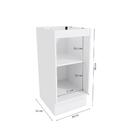 Balcão Celeste Kappesberg 100% Mdf 1 Porta Branco/azul 40cm