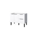 Balcao 2 portas 2 gavetas Cisne Branco 120