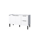 Balcao 2 portas 2 gavetas Cisne Branco 150