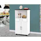 Balcão Classic Branco Com Mármorizado – Passe Bem Móveis