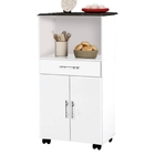 Balcão Classic Branco Com Mármorizado – Passe Bem Móveis