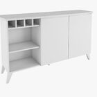 Balcão Coimbra - Laca - Branco Acetinado