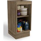 Balcão Com 1 Porta 40cm Linha Maxxi Em Mdp Kappesberg Nogal