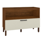 Balcão Com 2 Gavetas Niagara Nogueira Off White