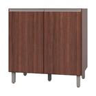 Balcão Com 2 Portas Para Cooktop Sem Tampo Evidence Amêndoa P