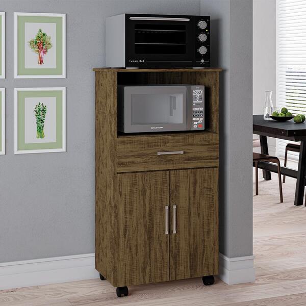 Balcão Com 2 Portas Toledo Amêndoa