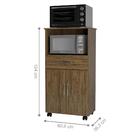 Balcão Com 2 Portas Toledo Amêndoa