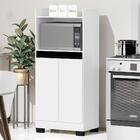 Balcão Com 2 Portas Tucson Branco Preto