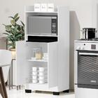 Balcão Com 2 Portas Tucson Branco Preto