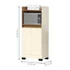 Balcão Com 2 Portas Tucson Pérola Mel