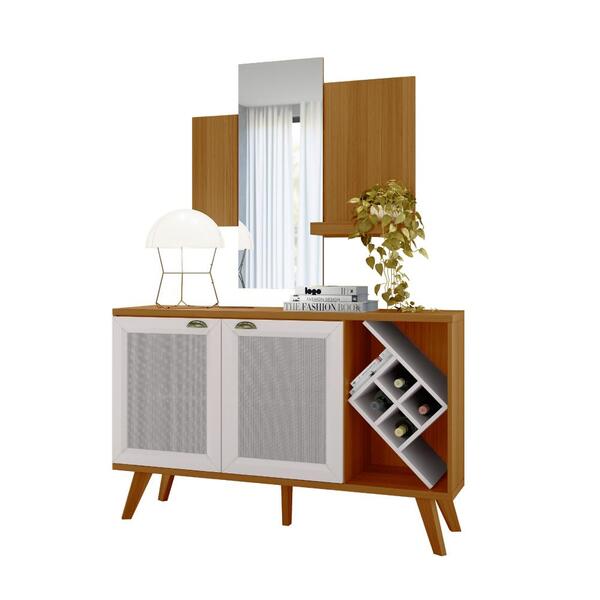 Balcão Com Adega Mikkele Ype Off White