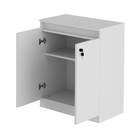 Balcão Com Chave Para Escritório Home Office Me4149 Branco G6