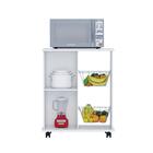 Balcão Com Fruteira 1 Porta Ianá - Branco - Móveis Primus