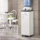 Balcão Com Rodinhas Bianca 1 Porta 1 Gav.