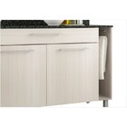 Balcão Com Tampo 02 Portas 01 Gaveta Elisa Rovere/arena - Pol