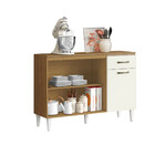 Balcão Com Tampo 1,20 3 Porta 1 Gaveta Aramóveis Atenas