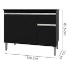 Balcao Com Tampo 100 Cm Tatiane Reajl Moveis