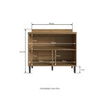 Balcão Com Tampo 105cm Supreme  Teka/off White