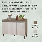 Balcao Com Tampo 119 Cm 3 Portas 2400 Plla