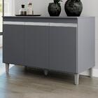 Balcao Com Tampo 120 Cm 3 Portas Manu Reajl