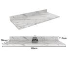 Balcao Com Tampo 120 Cm Mdp 2p 3g Tecno Mobili