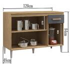 Balcao Com Tampo 120cm 2000310 Armoveis