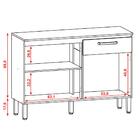 Balcao Com Tampo 120cm 2917 Ktp