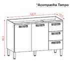 Balcao Com Tampo 120cm 757am Ktp