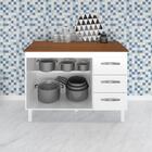 Balcao Com Tampo 120cm 9110x9300 Mobbs