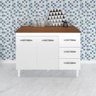 Balcao Com Tampo 120cm 9110x9300 Mobbs