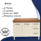 Balcao Com Tampo 120cm 9110x9300 Mobbs