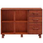 Balcao Com Tampo 120cm Madeira Maciça 1186x1185 Bronze Imbuia