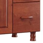 Balcao Com Tampo 120cm Madeira Maciça 1186x1185 Bronze Imbuia