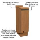 Balcao Com Tampo 1 Porta 25 Cm Mdp Maxxi G737 Kappesberg
