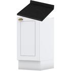 Balcao Com Tampo 1 Porta 40 Cm Mdf York Ci365 902 Henn