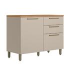 Balcão Com Tampo 1 Porta Argentina Jequitiba Off White