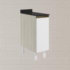 Balcao Com Tampo 1P 30 cm MDF Kali 12217 Bianco Toq Branco Uv