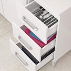 Balcão Com Tampo 2 Portas 3 Gavetas Araçá Yescasa Branco