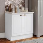 Balcao Com Tampo 2 Portas 80 Cm Americana Henn