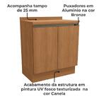 Balcao Com Tampo 2 Portas 80 Cm Maxxi G744 Kappesberg