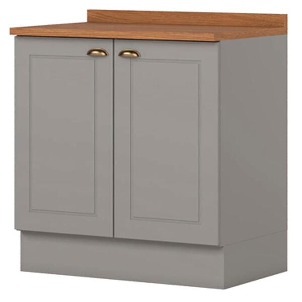 Balcao Com Tampo 2 Portas 80cm Americana Henn