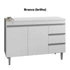 Balcao Com Tampo 2 Pt 3 G 100 Cm Andreia Reajl Moveis