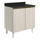 Balcao Com Tampo 2p 60 Cm Mdf Kali 12220 Nicioli