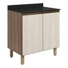 Balcao Com Tampo 2p 70 Cm Mdf Kali 12221 Nicioli