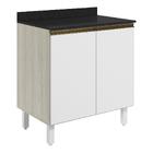 Balcao Com Tampo 2p 70 Cm Mdf Kali 12221 Nicioli