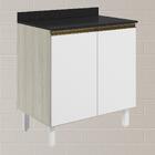 Balcao Com Tampo 2p 80 Cm Mdf Kali 12223 Nicioli